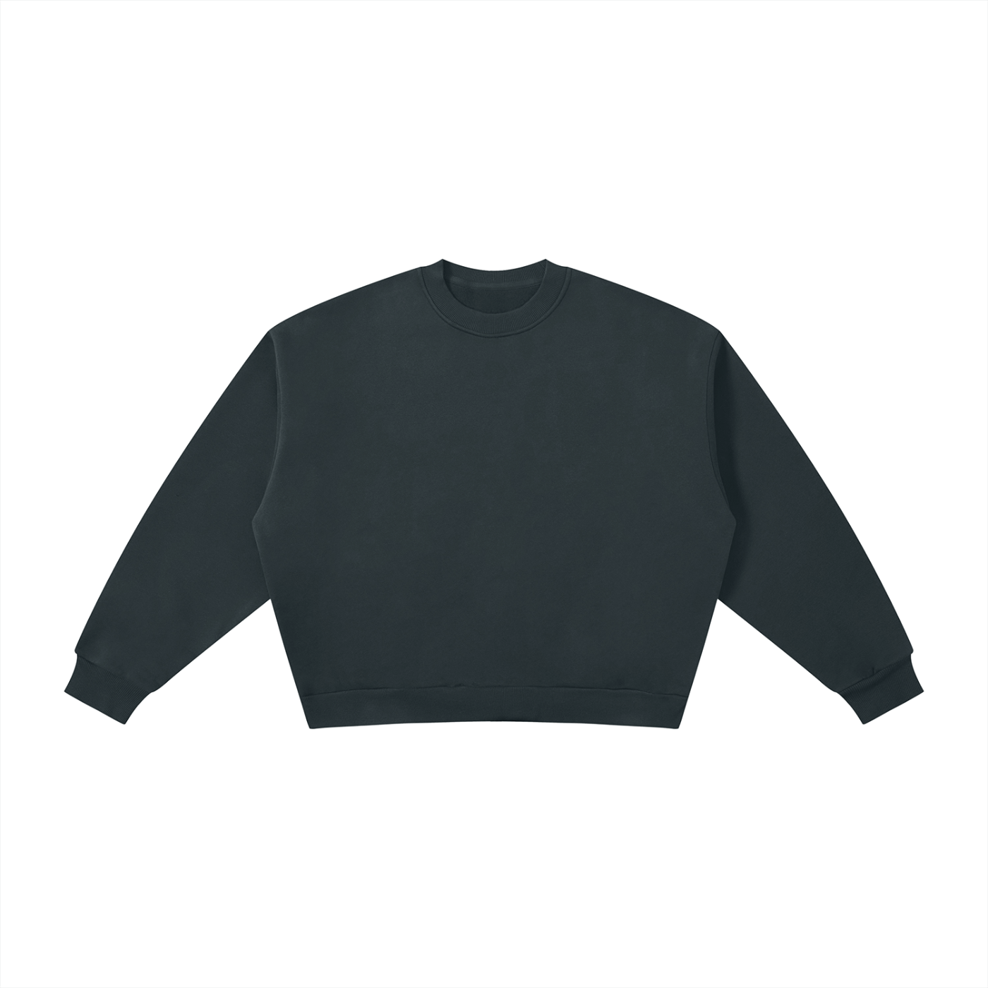 SPRITZ™ No BS Basic | Boxy Fleece Crewneck Sweatshirt