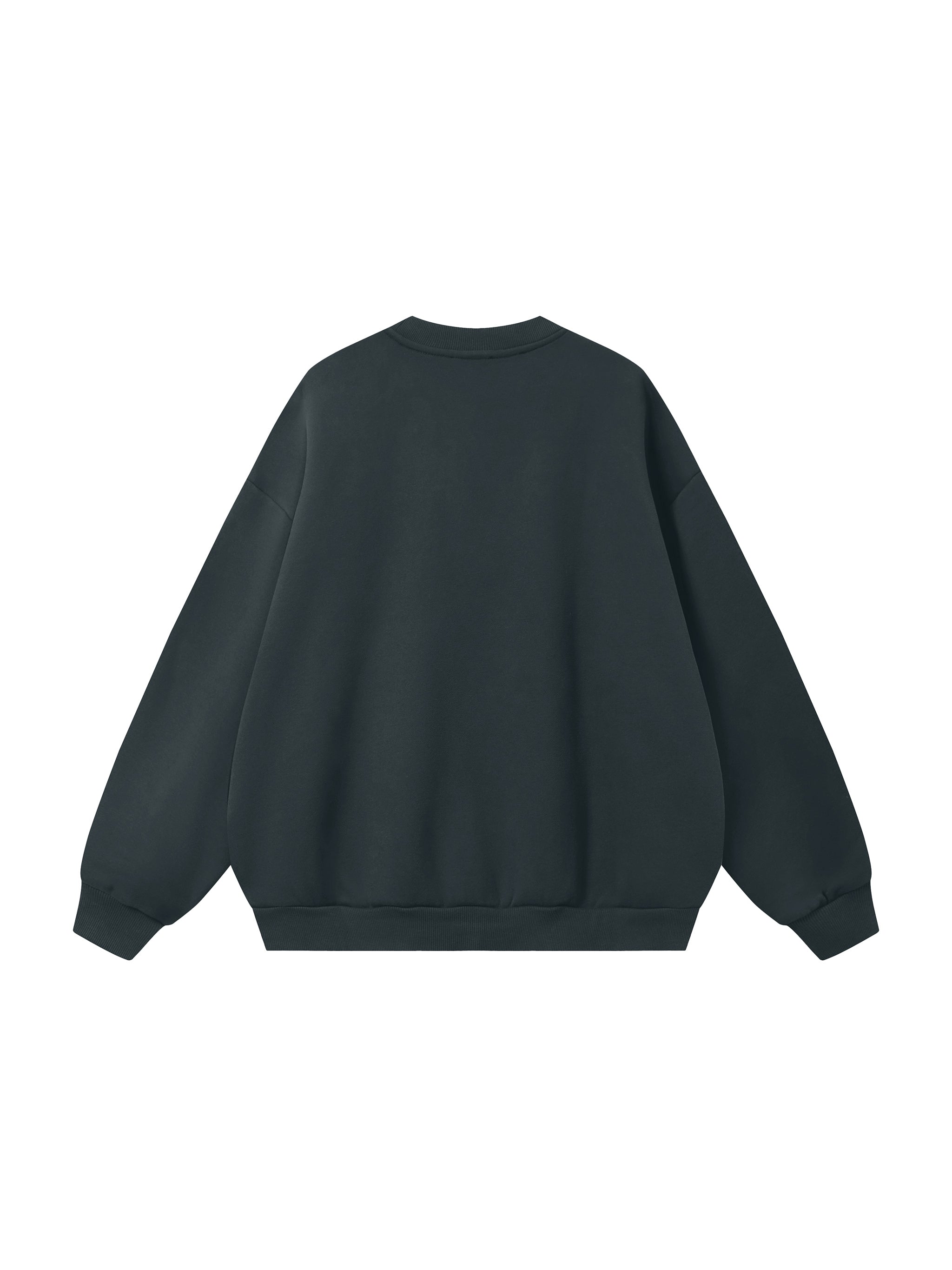 SPRITZ™ No BS Basic | Boxy Fleece Crewneck Sweatshirt