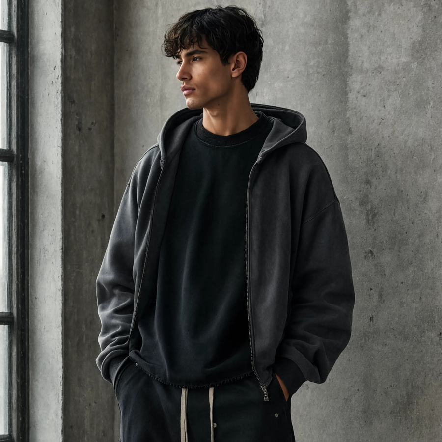 SPRITZ™ No BS Basic | Essential Heavyweight Zip Hoodie