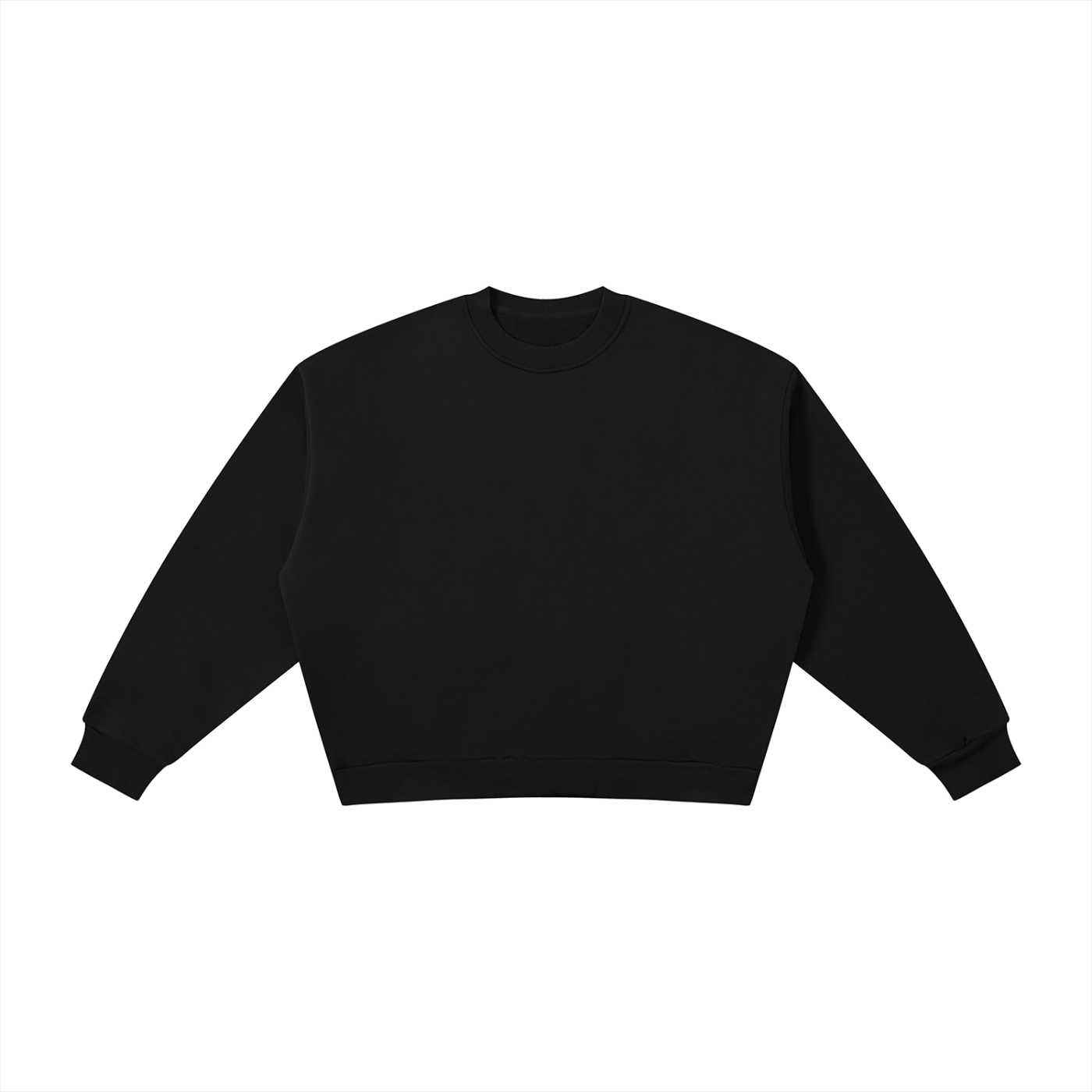 SPRITZ™ No BS Basic | Boxy Fleece Crewneck Sweatshirt