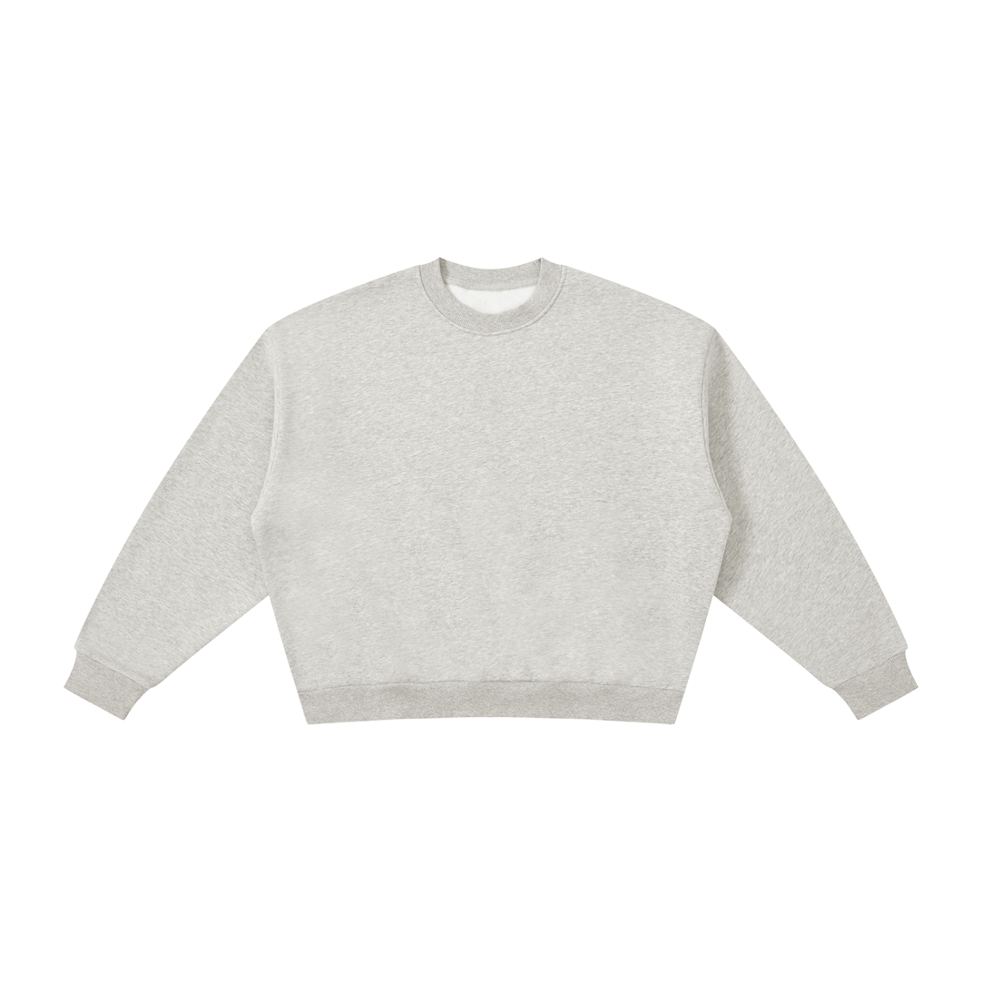 SPRITZ™ No BS Basic | Boxy Fleece Crewneck Sweatshirt