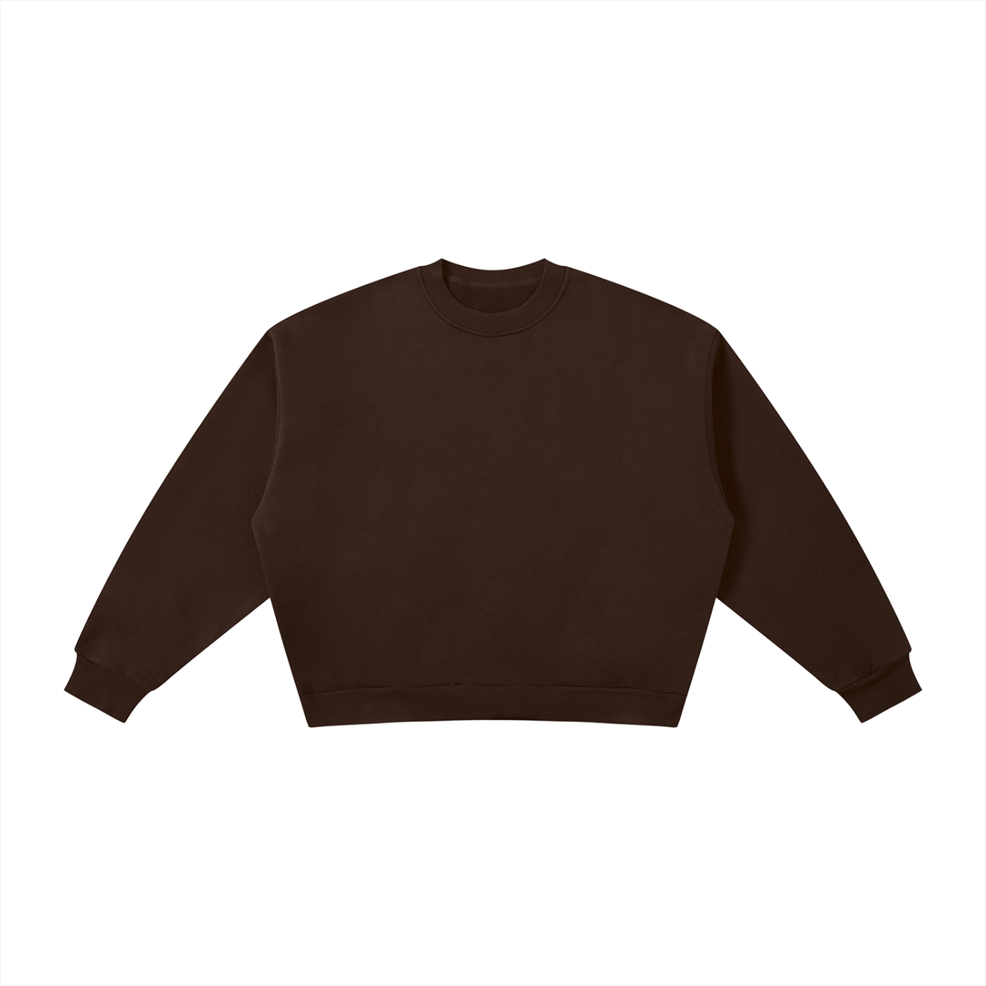 SPRITZ™ No BS Basic | Boxy Fleece Crewneck Sweatshirt