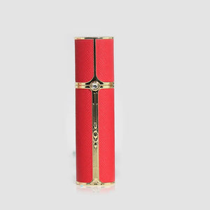 SPRITZ Olivier 10ml refillable perfume atomizer in Red/Gold — travel size