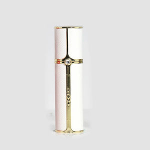 SPRITZ Olivier 10ml refillable perfume atomizer in White/Gold — travel size