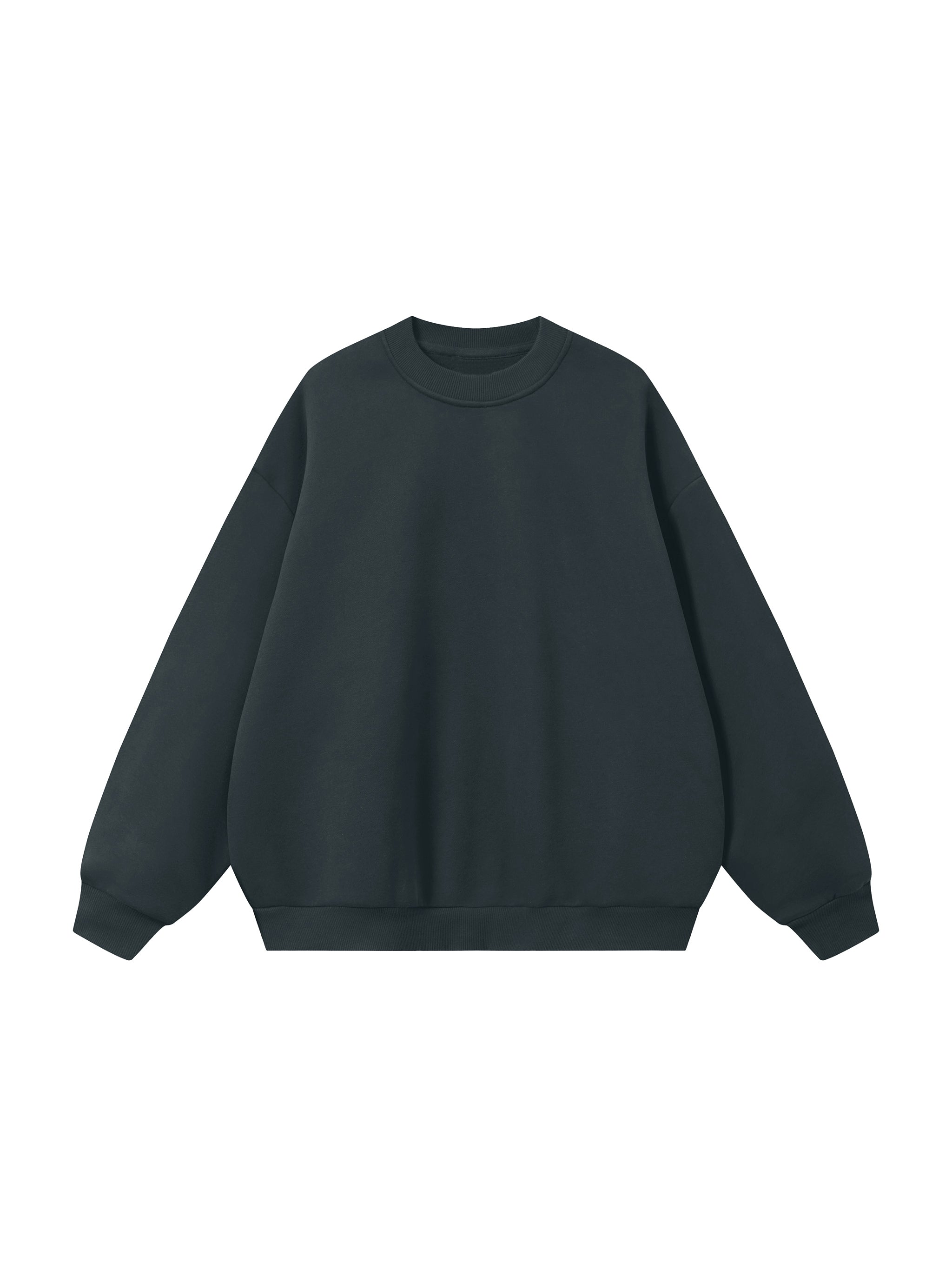 SPRITZ™ No BS Basic | Boxy Fleece Crewneck Sweatshirt