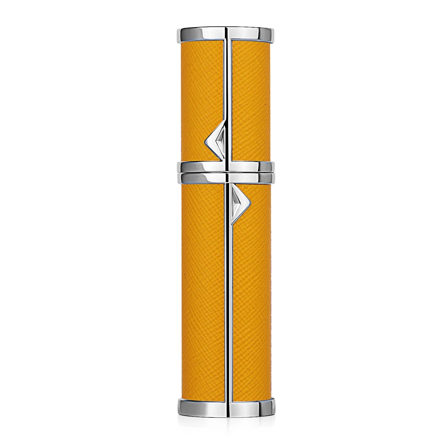 SPRITZ Hepburn 5ml refillable perfume atomizer in yellow and silver — travel size