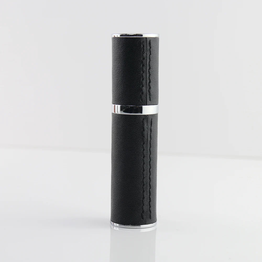 SPRITZ Warhol 10ml refillable perfume atomizer in Black — travel size