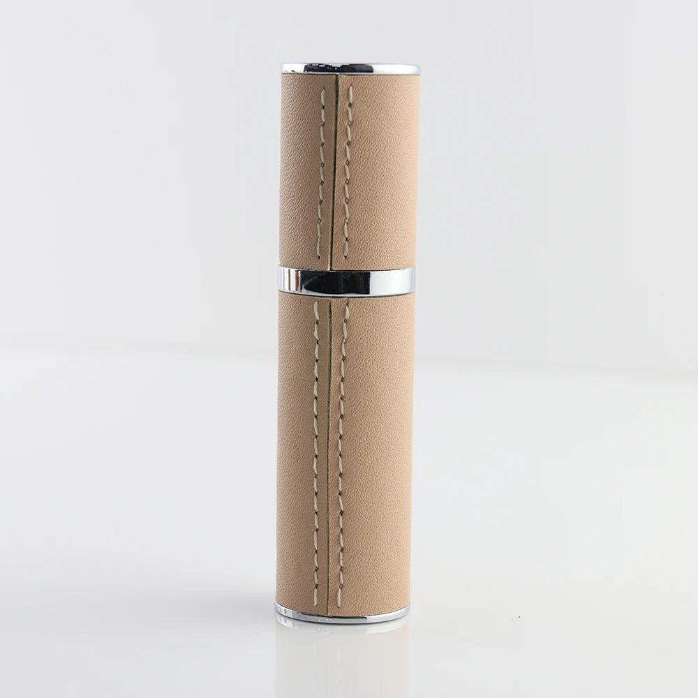 SPRITZ Warhol 10ml refillable perfume atomizer in Brown — travel size