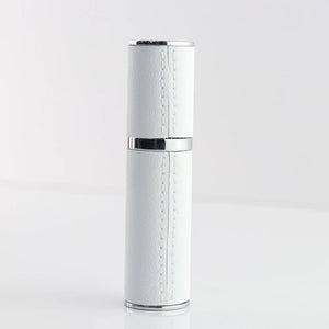 SPRITZ Warhol 10ml refillable perfume atomizer in White — travel size